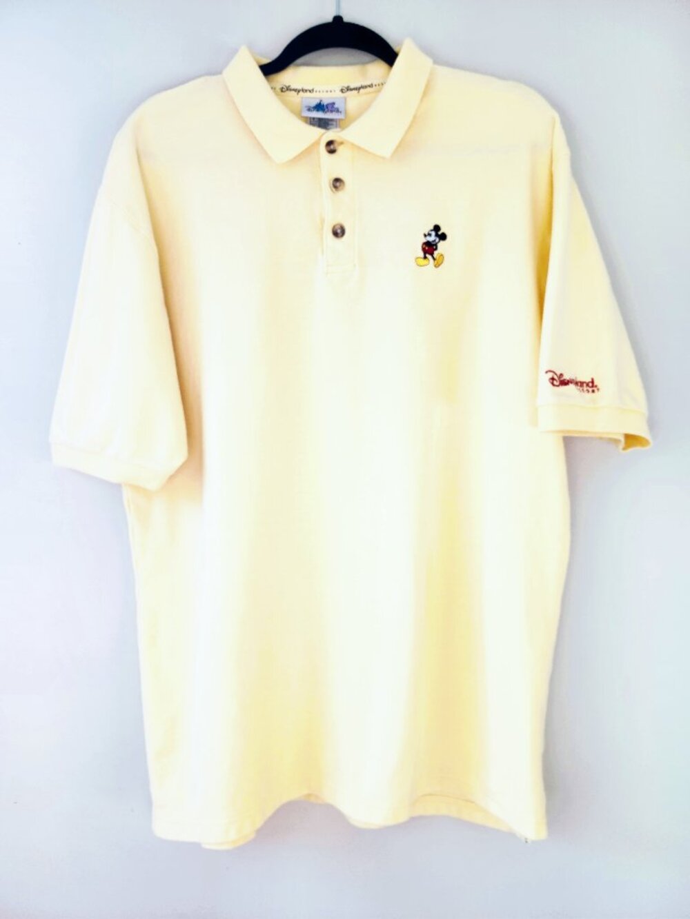 Yellow Disney Mickey Mouse Polo Shirt